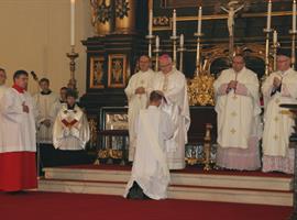 Litoměřický biskup Jan Baxant vysvětil na kněze Mgr. Jiřího Smolka